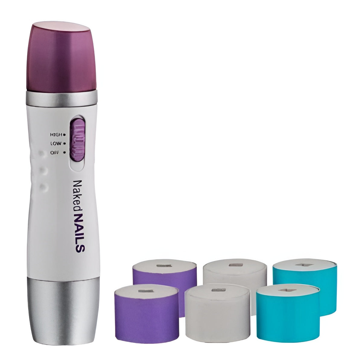 NAKED Nails Electronic Manicure Tool β Nail File, Buffer & Shine System