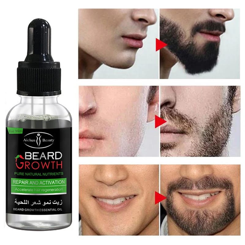 Aichun Beauty Organic Beard Growth Oil for Men β 30ml Nourishing Beard Care