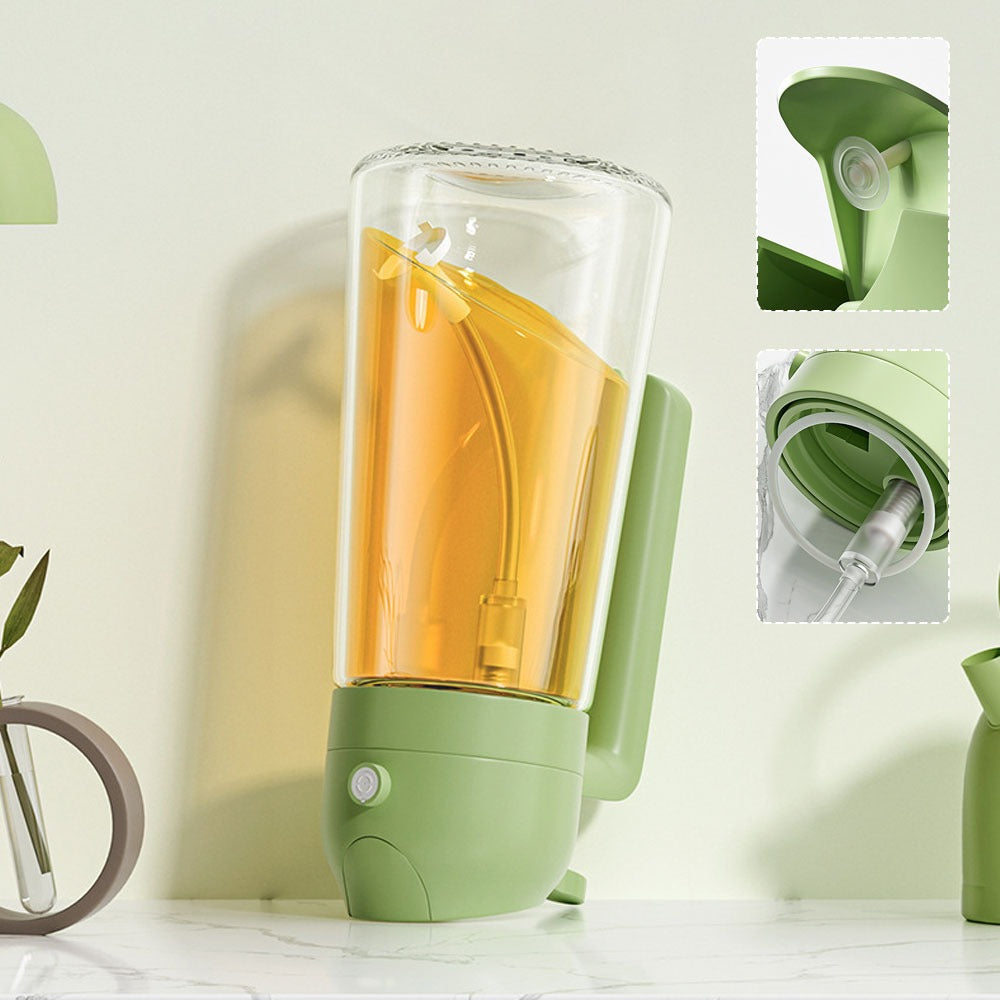 2-in-1 Oil Sprayer & Pourer Bottle 500ml β Cooking Oil Dispenser