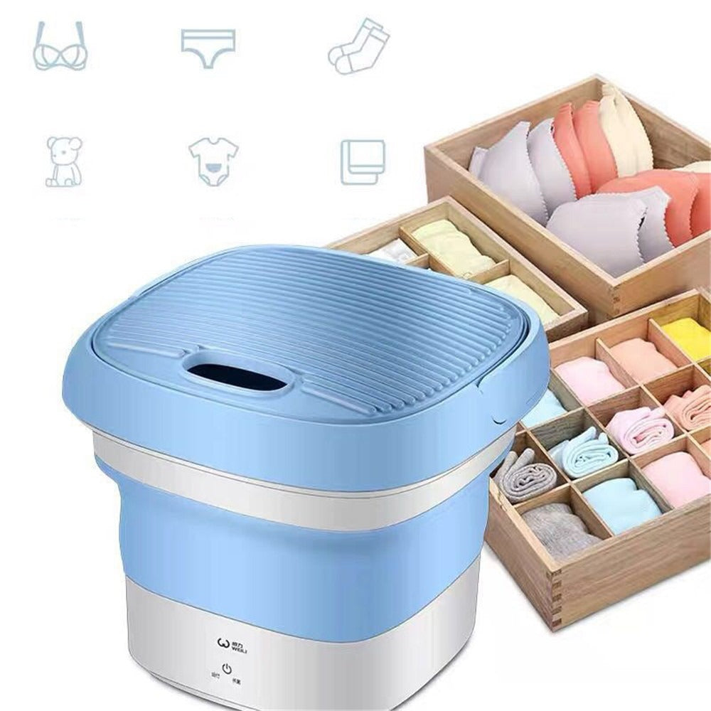Portable Folding Semi-Automatic Washing Machine β Compact & Lightweight Laundry Washer