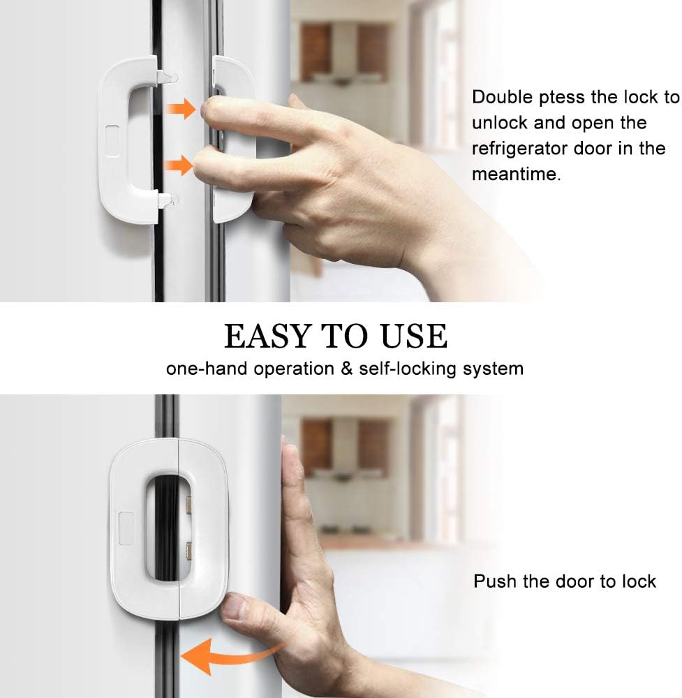 Child Safety Refrigerator Lock – Secure Appliance Lock for Home & Child Safety