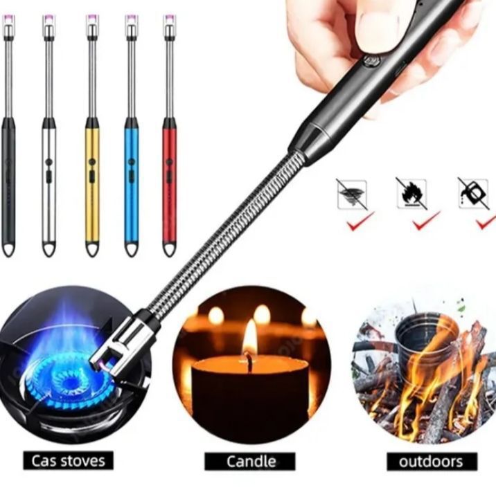 Arc Rechargeable Kitchen Lighter β Type-C Electric Ignition Tool with Metal Body