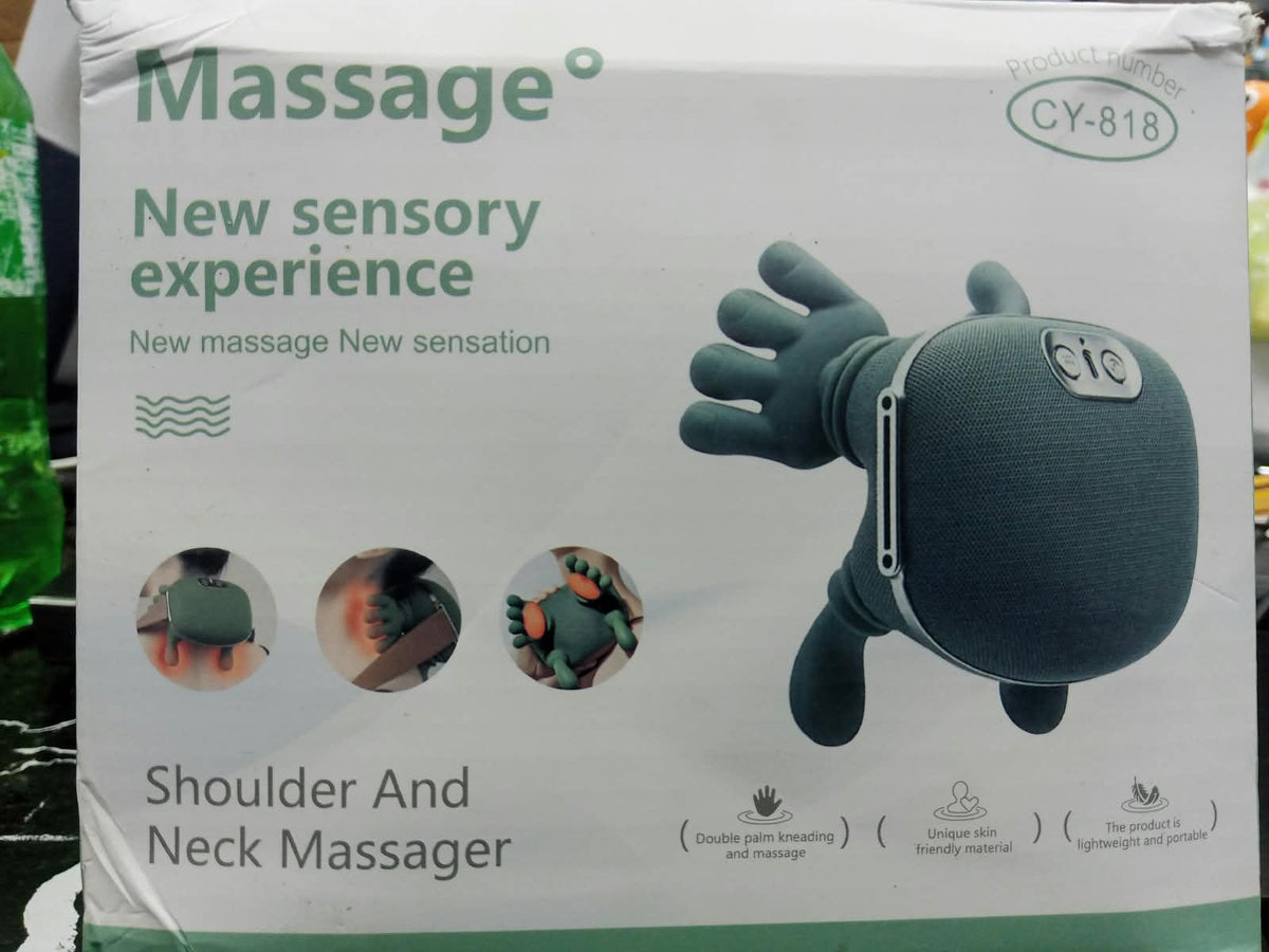 Smart Electric Neck Massager | Finger Pressure Simulation for Neck & Shoulder Relief