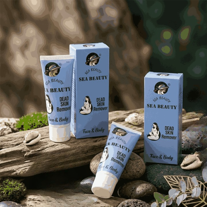 Sea Beauty Dead Skin Remover Gel for Face & Body – Exfoliating Peeling Gel